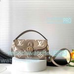 Copy L--V Nano Diane Women Bag Tourterelle Dove Gray Monogram 